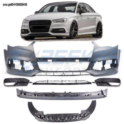 Προφυλακτήρας εμπρός κατάλληλο για AUDI A3 8V (2013-2016) Sedan look S-Line