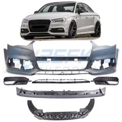 Προφυλακτήρας εμπρός κατάλληλο για AUDI A3 8V (2013-2016) Sedan look S-Line