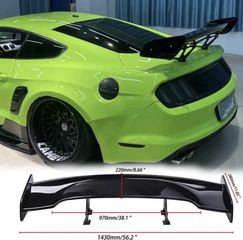 ΑΕΡΟΤΟΜΗ Ford mustang spoiler 2011-2018 Gt wing rear car diffuser tunning carbon fiber 