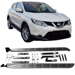 Πλαινά Σκαλοπάτια Για Nissan Qashqai J11 2014+ Oem Look 2 Τεμάχια