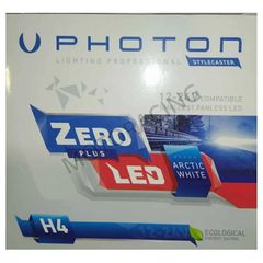 ΣΕΤ ΛΑΜΠΕΣ LED ΜΗΧΑΝΗΣ 12V-24V H4 ZERO ARCTIC WHITE PHOTON
