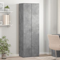 Ντουλάπα Γκρι Σκυροδέματος 60 x 35 x 180 εκ. από Επεξ. Ξύλο 3276668