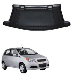 Πατάκι Πορτ-Παγκάζ 3D Σκαφάκι Για Chevrolet Aveo Hatchback 02-11 Μαύρο CIK