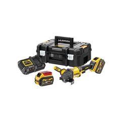DCG418T2-QW Γωνιακός Τροχός 125mm 54V (2x6.0Ah) - ΜΕ ΜΠΑΤΑΡΙΑ & ΦΟΡΤΙΣΤΗ - DEWALT (#DCG418T2-QW)