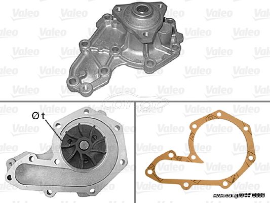 Αντλία νερού VALEO 506019 Renault Kangoo 1900cc dCi 4x4 80ps 2001- (210107370R,30621264,32877516,33430935,33442518)