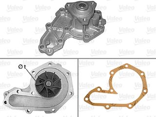 Αντλία νερού VALEO 506019 Renault Kangoo 1900cc dCi 4x4 84ps 2003- (210107370R,30621264,32877516,33430935,33442518)