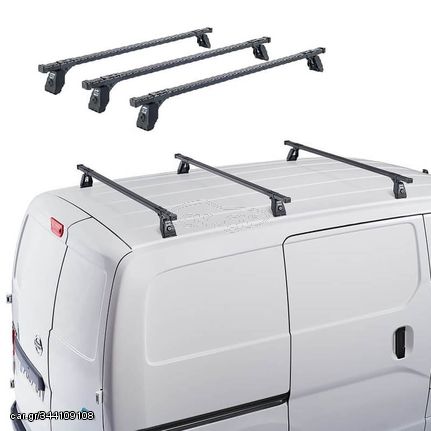 Μπάρες Οροφής Σιδερένιες CRUZ Cargo Spro-120cm 922-437 Σετ Με Πόδια Για VW Caddy Maxi 07-11 3 Τεμάχια