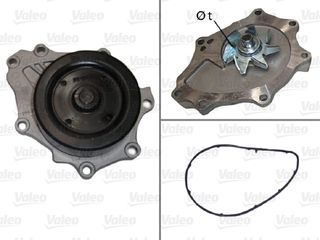 Αντλία νερού VALEO 506905 Lexus Is Ii 2200cc Diesel 177ps 2005-2012 (1610009340,1610009341,1610029495)