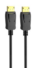POWERTECH καλώδιο DisplayPort 1.2 CAB-DP045, 4K/60Hz, copper, 2m, μαύρο
