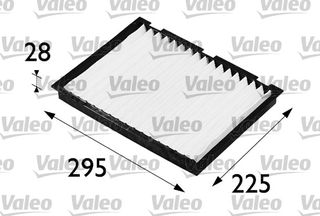 Φίλτρο, αέρας εσωτερικού χώρου VALEO 698159 Seat Arosa 1700cc SDI 60ps 1997-2004 (1H0819644)