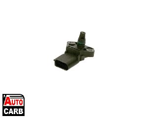 Aισθητηρας Πιεση Υπερπληρωσης BOSCH 0261230208 για SEAT EXEO 2008-2013, VW CALIFORNIA 2003-2015, VW MULTIVAN 2003-2015