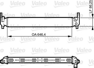 Ψυγείο, ψύξη κινητήρα VALEO 735310 Seat Ibiza 1200cc TSI 105ps 2010- (6R0145805E,6R0145805H)