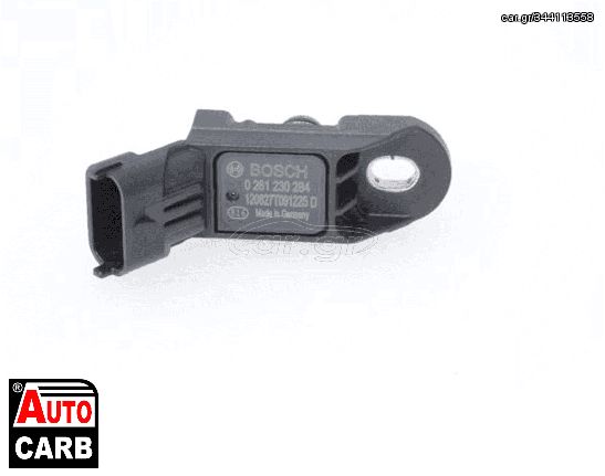 Aισθητηρας Πιεση Υπερπληρωσης BOSCH 0261230284 για FIAT DOBLO 2000-, FIAT FIORINO 2007-, FIAT GRANDE 2005-2013