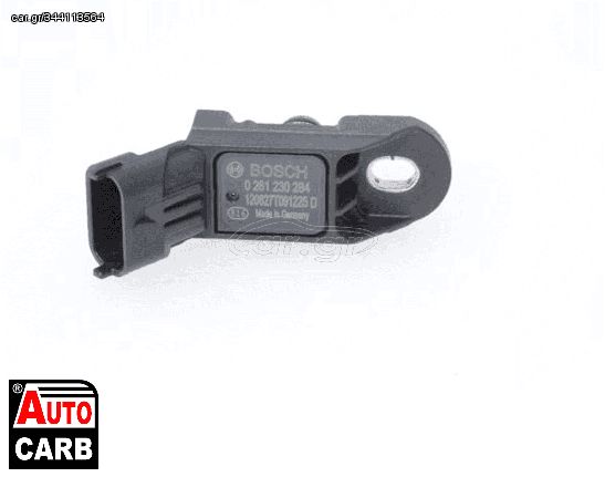 Aισθητηρας Πιεση Υπερπληρωσης BOSCH 0261230284 για FIAT PUNTO 1999-2012, FIAT QUBO 2008-, FIAT SIENA 1996-2016