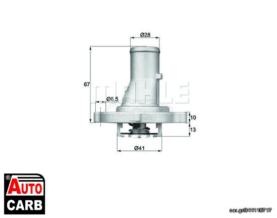 Θερμοστατης Ψυκτικο Υγρο MAHLE ORIGINAL TI6887D για FIAT SEICENTO 1997-2010, FIAT SIENA 1996-2016, FIAT STRADA 1998-