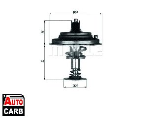 Θερμοστατης Ψυκτικο Υγρο MAHLE ORIGINAL TX2680D1 για MERCEDES-BENZ S-CLASS 1979-1999, MERCEDES-BENZ SL 1971-2004, PUCH G-MODELL 1989-2001