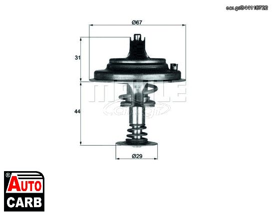 Θερμοστατης Ψυκτικο Υγρο MAHLE ORIGINAL TX2680D1 για MERCEDES-BENZ S-CLASS 1979-1999, MERCEDES-BENZ SL 1971-2004, PUCH G-MODELL 1989-2001