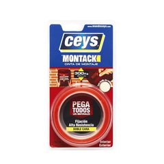 Ταινία Διπλής Όψεως Ceys Montack Total Grip 19mm x 2,5m 1 Τεμάχιο