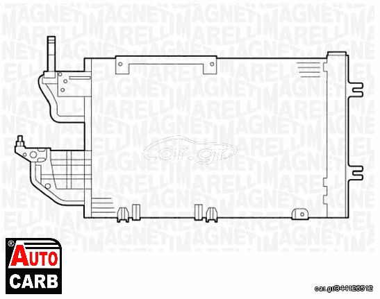 Συμπυκνωτης Συστ Κλιματισμου MAGNETI MARELLI 350203635000 για HYUNDAI ACCENT 2010-, KIA AVELLA 1995-2001, LANCIA YPSILON 2003-2011