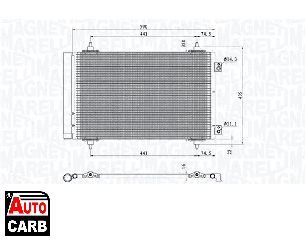 Συμπυκνωτης Συστ Κλιματισμου MAGNETI MARELLI 350203710000 για FIAT ULYSSE 2002-2011, LANCIA PHEDRA 2002-2010, PEUGEOT 807 2002-