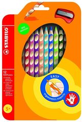 Stabilo -  Ergonomic EASY Color pencils, right hand (12 pcs) / Toys