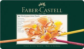 Faber-Castell - Polychromos colour pencil, tin of 36 (110036) / Toys