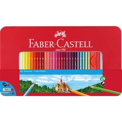 Faber-Castell - Hexagonal Colour pencils tin of 60 (115894) / Toys