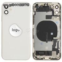 For iPhone/iPad (AP110024WPSP-B) Rear Cover (Pulled B) incl. small parts - White, For iPhone 11