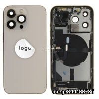 For iPhone/iPad (AP13P0024GOPSP) Rear Cover (Pulled A) incl. small parts - Gold, For iPhone 13 Pro