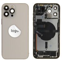 For iPhone/iPad (AP13PM0024GOPSP-B) Rear Cover (Pulled B) incl. small parts - Gold, For iPhone 13 Pro Max