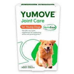Lintbells YUMOVE Young Dog με Χονδροϊτίνη και Γλυκοσαμίνη 60τεμ