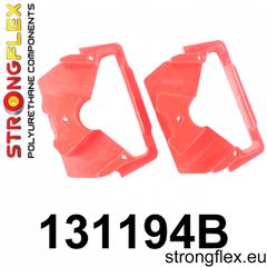 Engine rear mount inserts