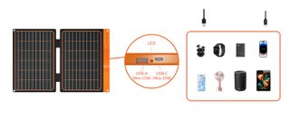 Ηλιακό Πάνελ 20 Watt Flex Solar φορητό-thumb-1