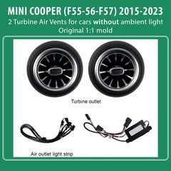 MEGASOUND - DIQ AMBIENT 8176XF COOPER (F55-56-F57) mod. 2015-2023 (Air Vents with Ambient Light for MINI COOPER (F55-56-F57) mod. 2015-2023 without Ambient Lights)