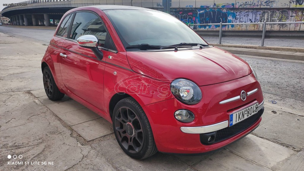 Fiat 500 '09 ΑΥΤΟΜΑΤΟ!! NAVI! ΟΡΟΦΗ! FULL!