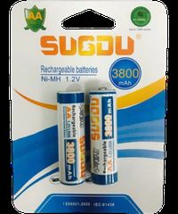 SUGDU Επαναφορτιζόμενες Μπαταρίες AA Ni-MH 3800mAh 2τμχ