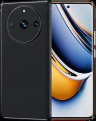 Matt TPU case protect lens for Realme 11 Pro 5G black