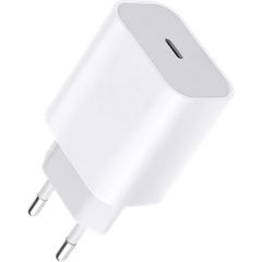 Φορτιστής Τοίχου USB-C 25W Χωρίς Καλώδιο Λευκός