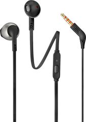 JBL T205 Earbuds Handsfree με Βύσμα 3.5mm Μαύρο