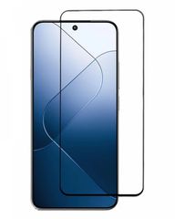 Full Glue Tempered Glass 5D for Xiaomi 14 black frame