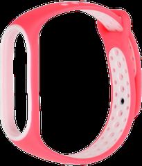 Λουράκι Σιλικόνης (Mi Smart Band 7) Ροζ / Λευκό