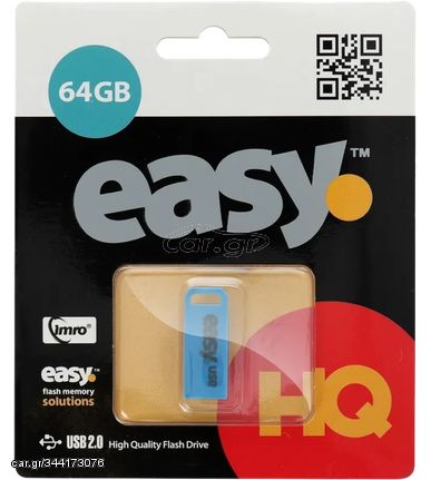 IMRO Easy USB Flash Drive 64GB USB 2.0 Μαύρο