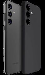 Silicon case protect lens for Samsung Galaxy S24 Plus Black