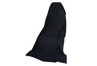 Autocover 240407 Πλατοκάθισμα Πετσέτε Μαύρο Ριχτή 1 Τεμάχιο Μαύρο