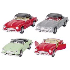Goki αυτοκινητάκια μεταλλικά "Mercedes Benz 190SL" 12εκ. σε 3 σχέδια - 12 ΤΕΜ