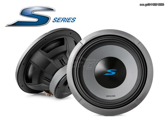 Alpine S2-W12D4 Next-Generation 30cm (12") S-Series Subwoofer with Dual 4-Ohm Voice Coils