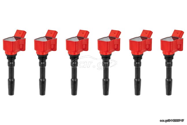 red ignition coils for Audi S4 / RS4 B9 and S5 / RS5 B9 Alpha Competition