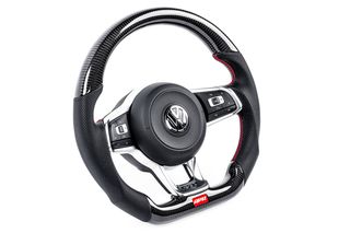 τιμόνι carbon fiber για Golf 7 GTI / Golf 7 R / Polo GTI / UP GTI / Scirocco FL APR