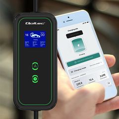 Qoltec ΦΟΡΤΙΣΤΗΣ ΗΛΕΚΤΡΙΚΟΥ ΜΕ application ΑΥΤΟΚΙΝΗΤΟΥ ΠΡΙΖΑΣ EV Type 2-thumb-1