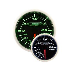 52mm electronic boost gauge green / white Prosport